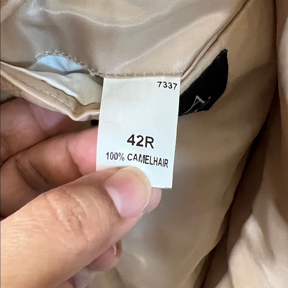 Jos. A Bank Sports Coat Blazer Camel Hair Tan 42R - Picture 3 of 5